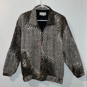 Vintage Animal Print Jacket